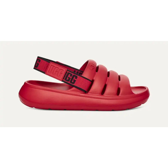 UGG Shoes - New UGG Sport Yeah Sandal Slide with back strap Red Women's Size 8